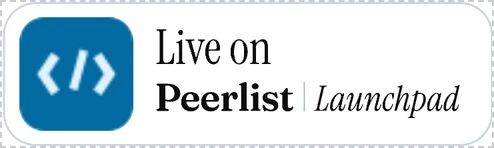 Live on Peerlist Launchpad